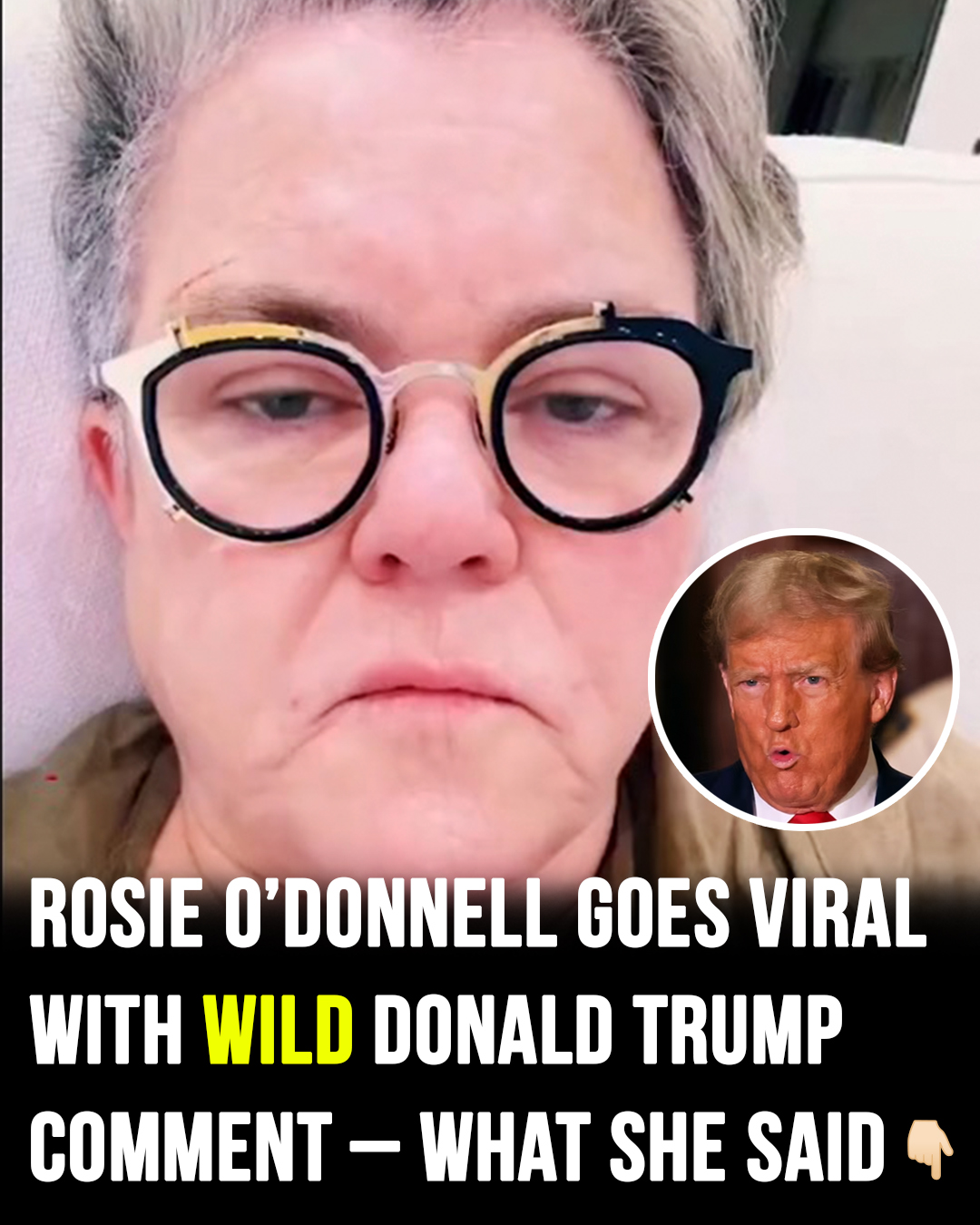 Rosie O’Donnell says Trump rigged the 2024 election