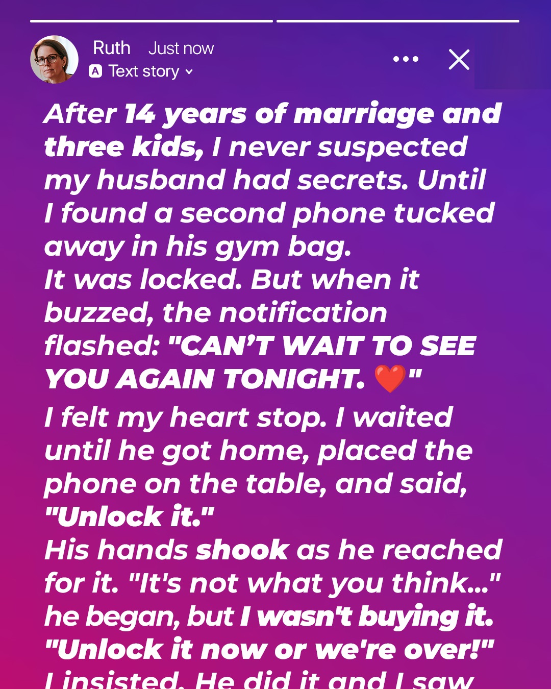 After 14 Years of Marriage, I Found My Husband’s Second Phone—Then a Message Popped Up, ‘Can’t Wait to See You Again Tonight’