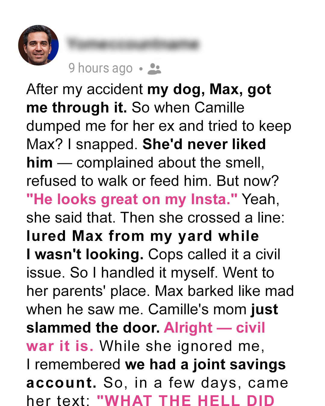 My Entitled Ex Stole My Dog That Helped Me Heal – So I Made Her Regret It with One Move