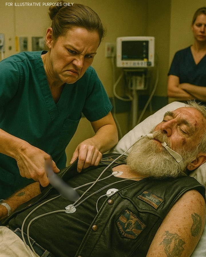 When my 68-year-old father suffered a massive stroke while riding his Harley, the hospital staff treated him like human garbage.