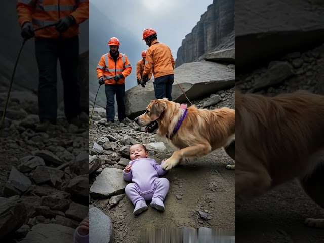 They were about to give up—until the dog led them here…
