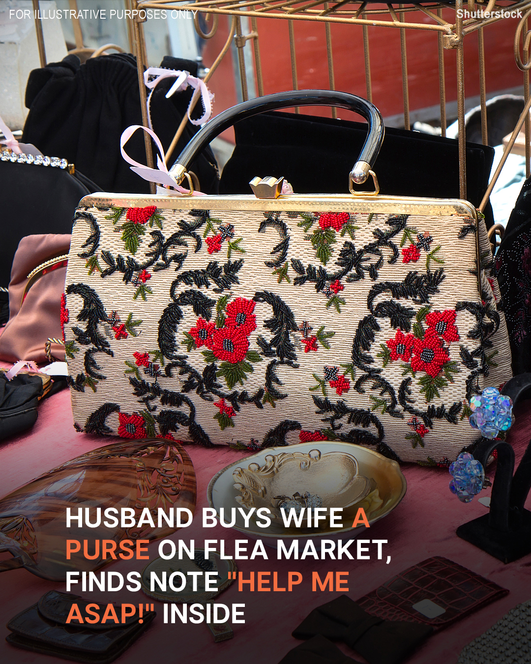 Husband Buys Wife a Purse on Anniversary, Finds Note “Help Me ASAP!” inside