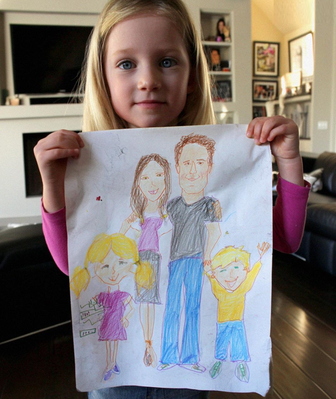 My 5-Year-Old Daughter Drew Our Family and Said: ‘This Is My New Little Brother’