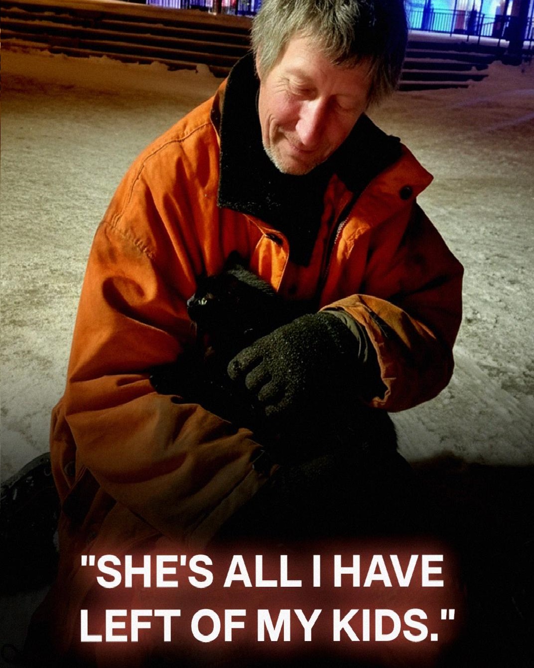 He Lost Everything but Clung to the Cat His Children Named – Until My Friend Found Him Collapsed One Night